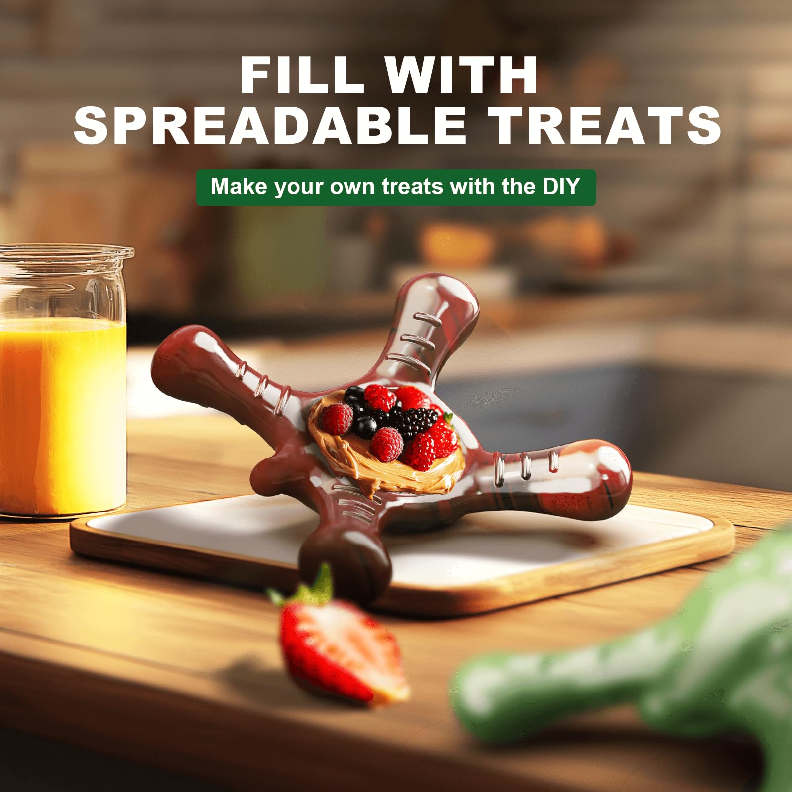 Quizvi boredom-relief chew toy keeps dogs engaged at home.