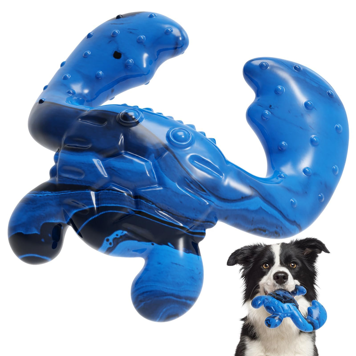 Quizvi dog chew toy indestructible for large dogs long-lasting chew