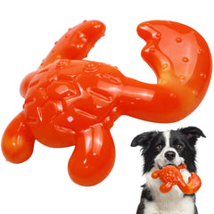 Quizvi dog chew toy closeup for aggressive chewers, showcasing robust durability against powerful bites.