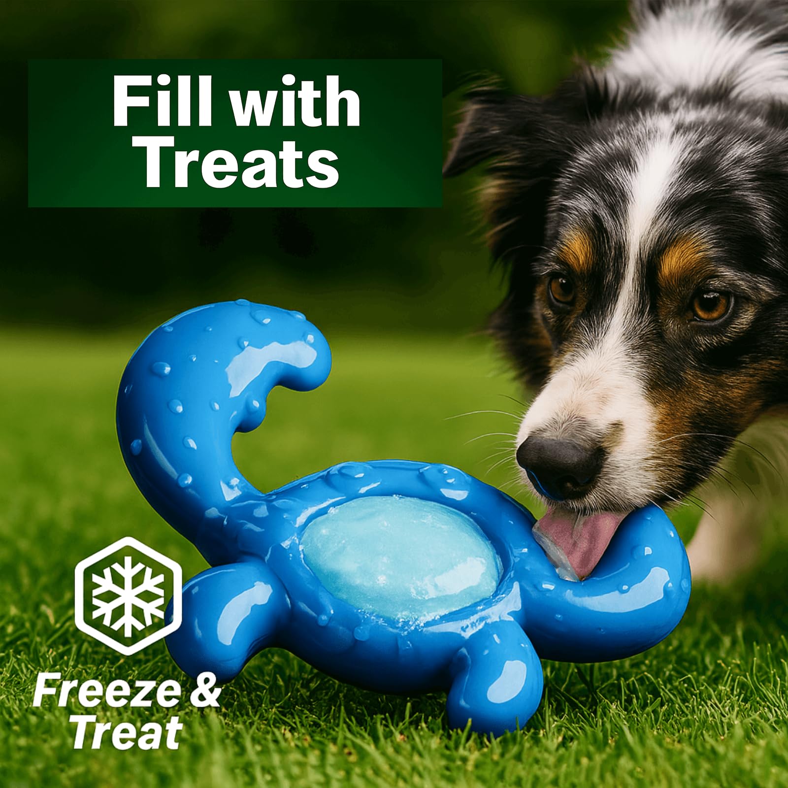 Quizvi outdoor-safe chew toy for backyard fetch and outdoor play