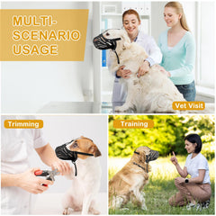 Qukcors bozal perro talla-ajuste compatible con varias razas