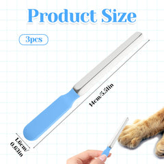 Qulkws stainless steel nail file blue closeup demonstrates durable, smooth shaping.