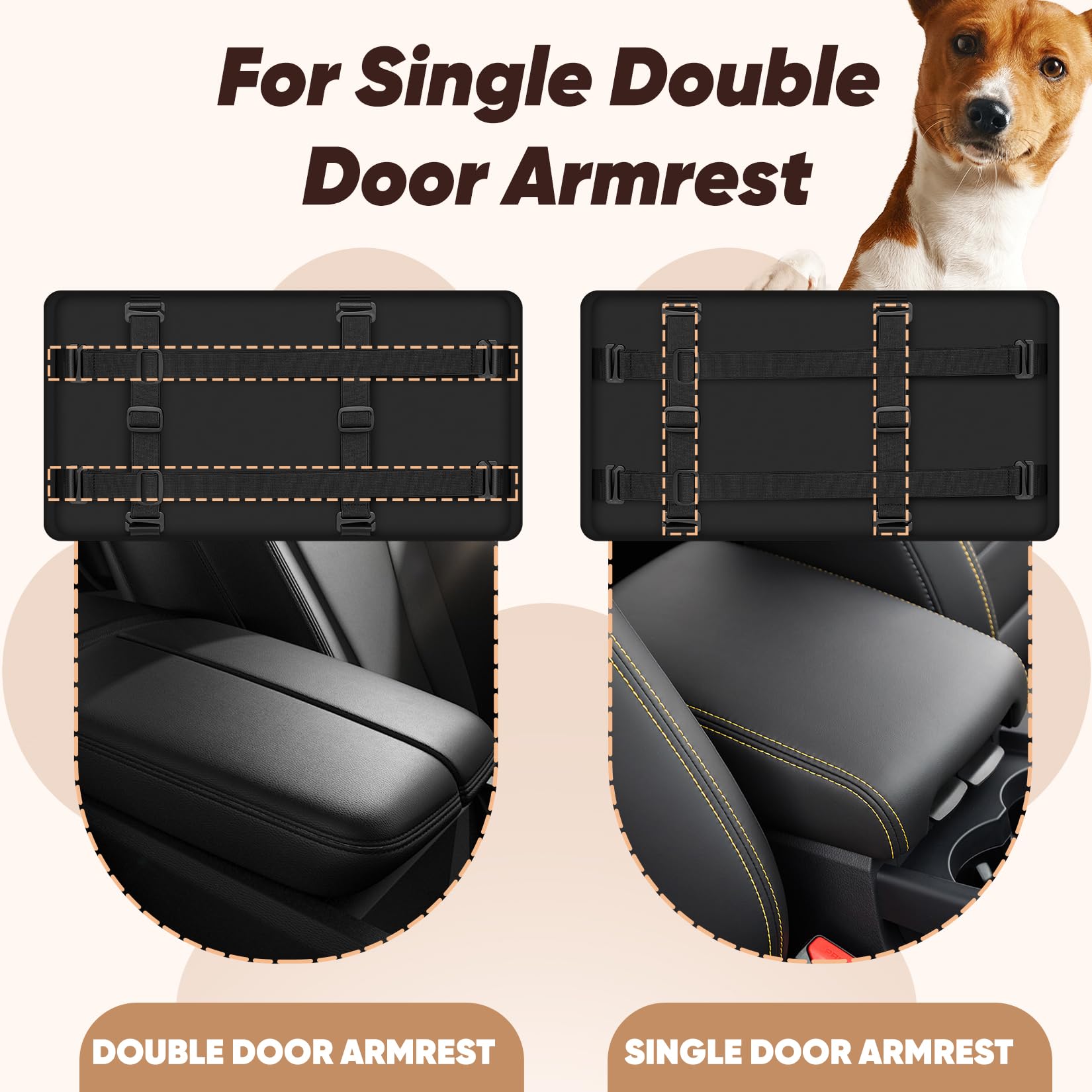 QUMY dog car seat removable-front-pillow supports comfortable head rest.