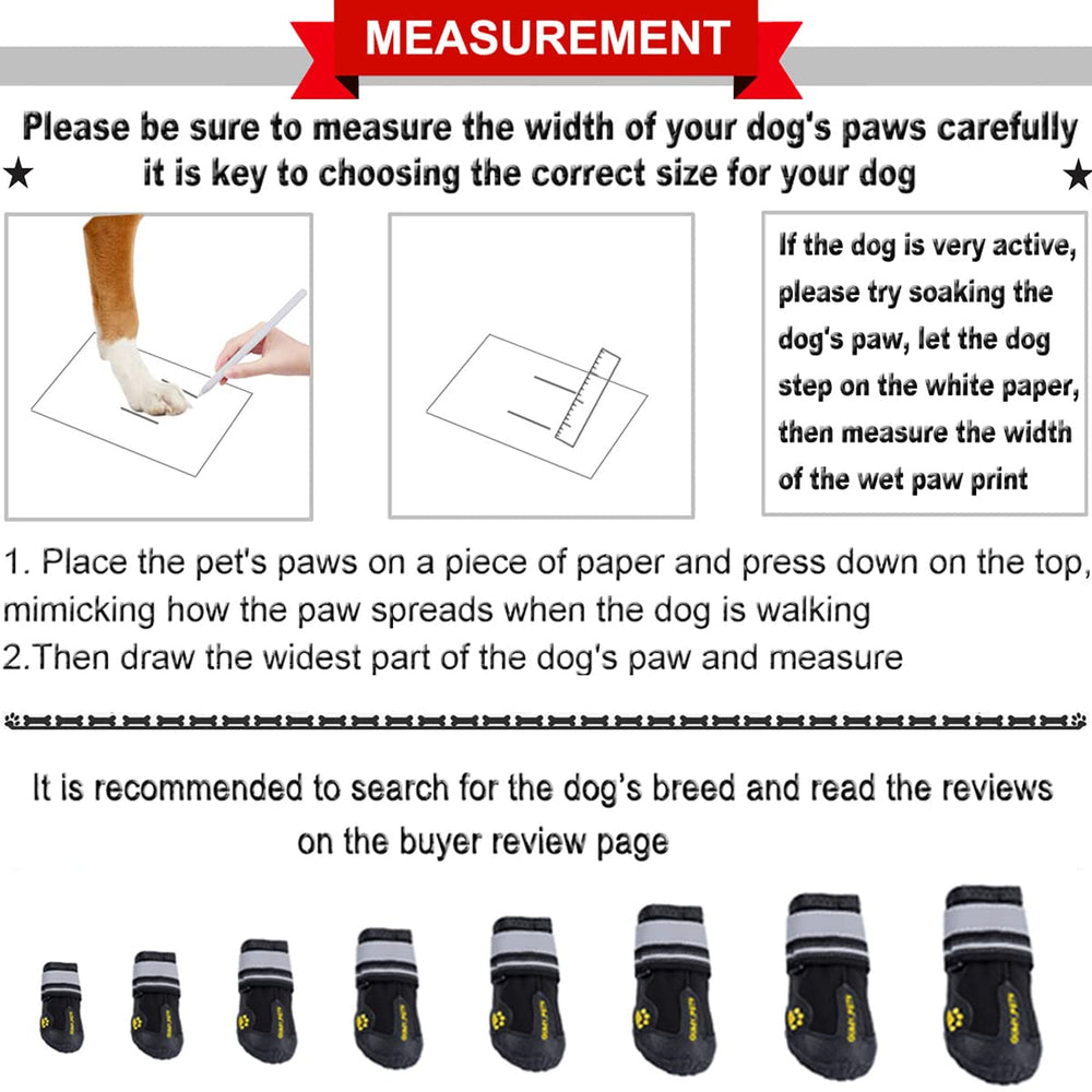 QUMY dog shoes secure adjustable straps for snug fit and nighttime visibility.
