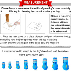QUMY dog shoes secure-fit straps provide easy on/off and snug fit.