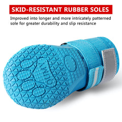 QUMY dog shoes sizing guide helps select the correct width for comfort.
