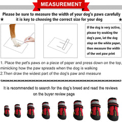 QUMY dog shoes feature a wide seam entry for easy on/off during quick outdoor trips.