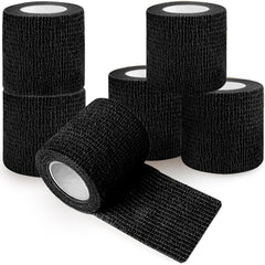 QUMY self-adhesive bandage wrap beige roll securely holds dressings with breathable comfort.