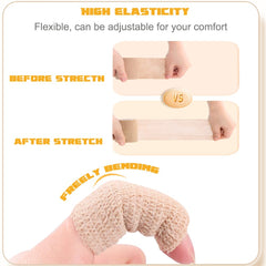 QUMY self-adhesive bandage wrap pink roll provides gentle touch and easy tear for quick fixes.