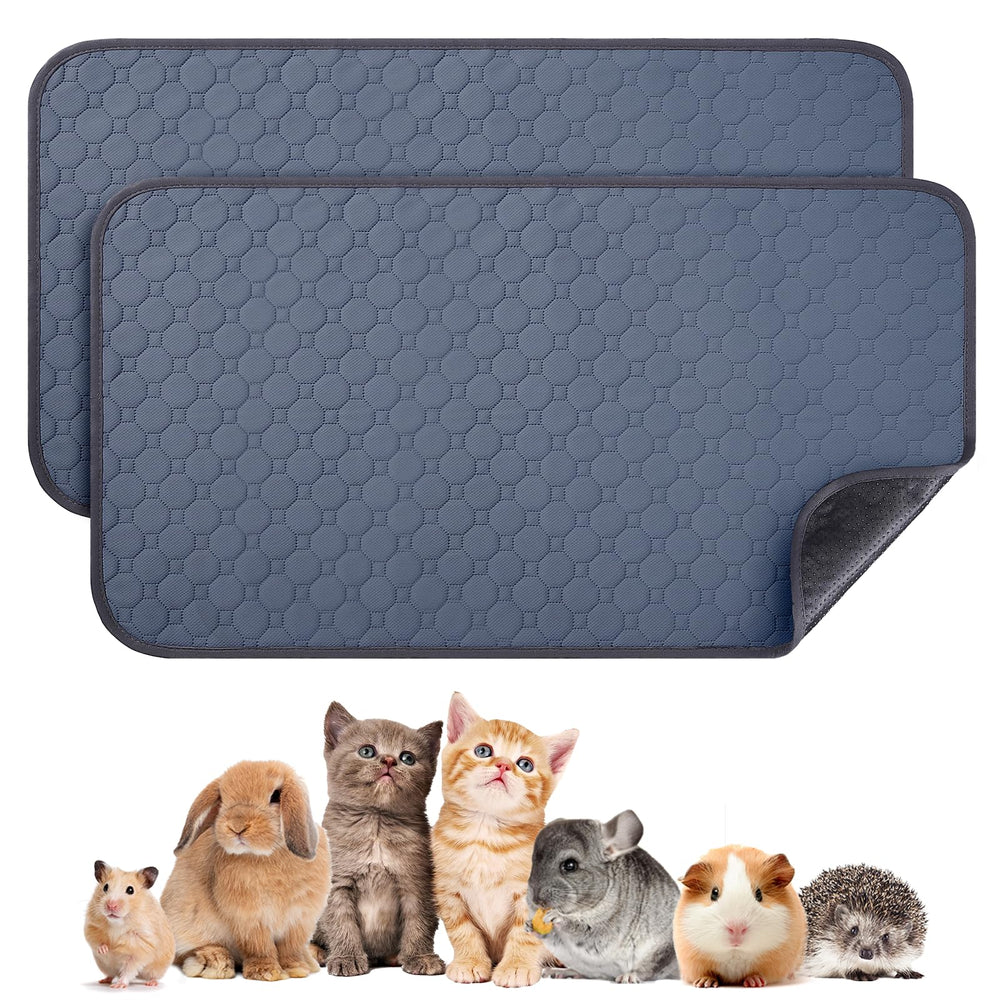 QUNAOAL guinea pig cage liner 48x24 pack laid flat with waterproof layer for mess control.
