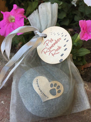 Quotable Cuffs dog memorial gift packaging shows ready-to-gift presentation for sympathy.