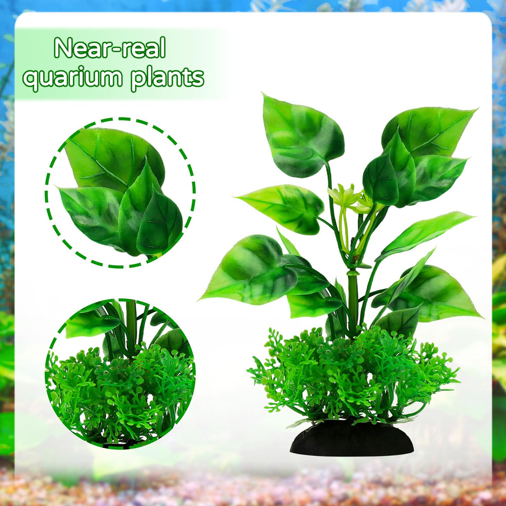 QUOZUO aquarium plants in-tank display offer vibrant, low-maintenance decoration.