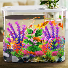 QUOZUO aquarium plants soft leaves provide safe hiding and exploration for fish.