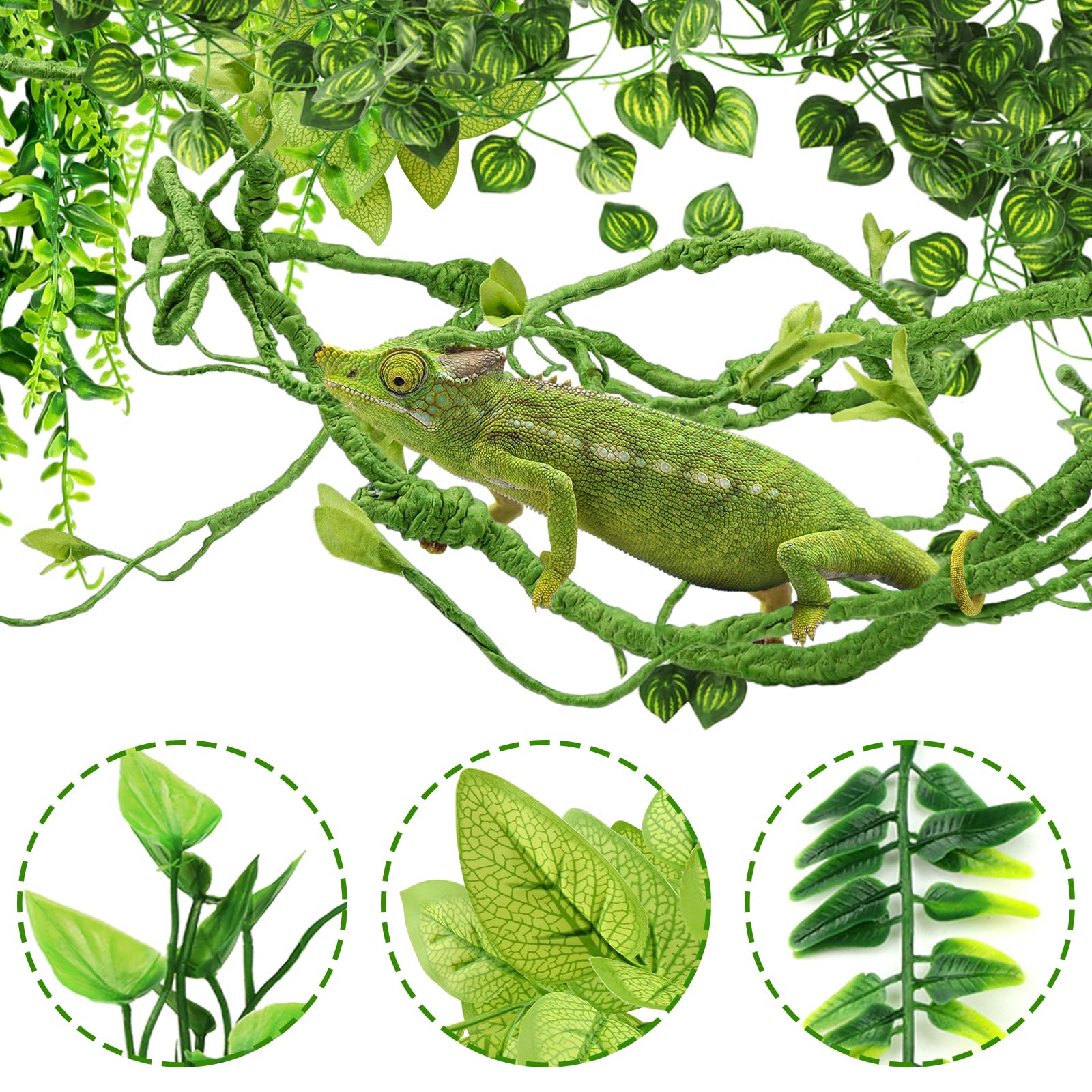 QUOZUO hanging ivy plants providing visual greenery and humidity aid