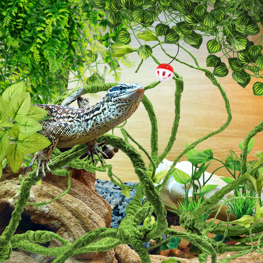 QUOZUO bearded dragon toys ball bells encouraging play and foraging