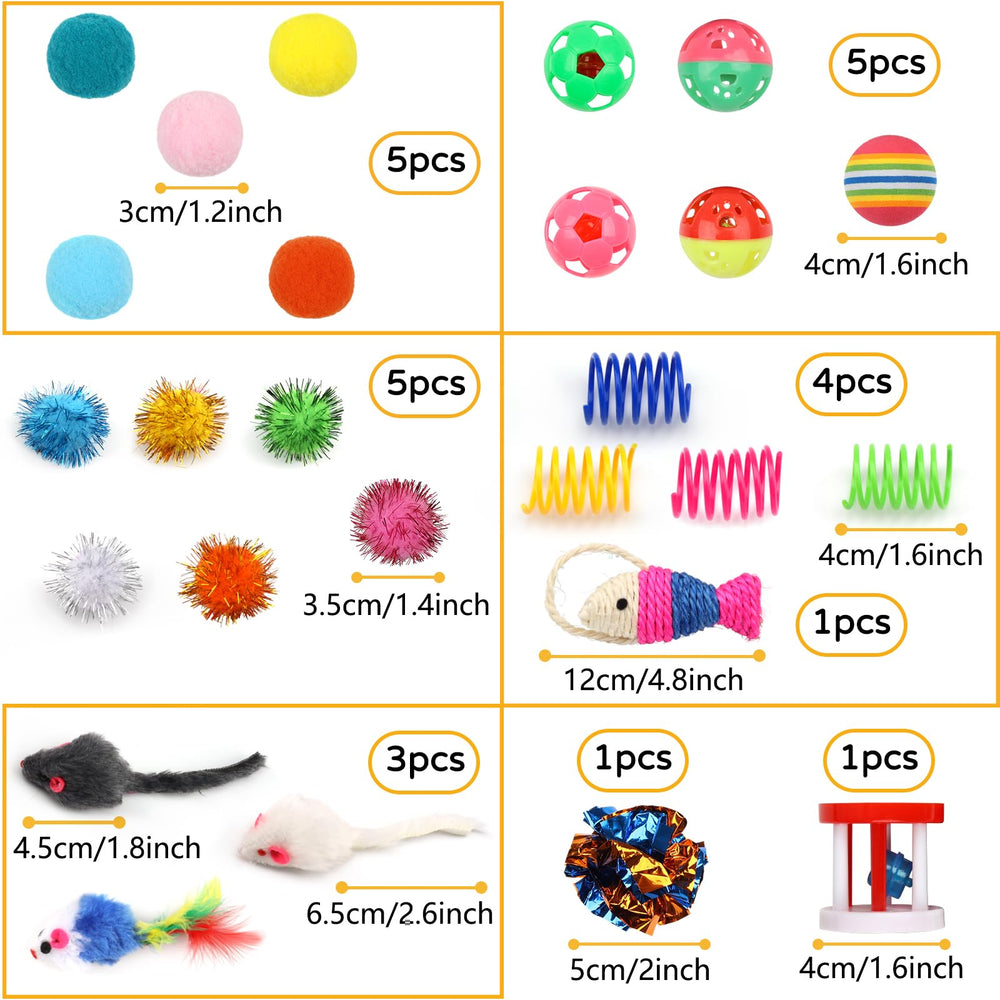 QUOZUO crinkle balls with bells create engaging sounds for chasing.