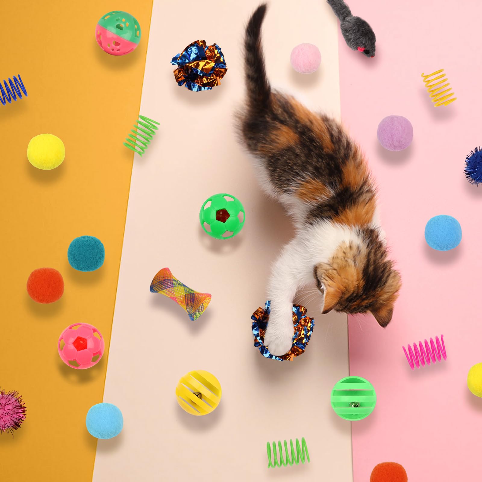 QUOZUO cat play action captures attention and encourages activity