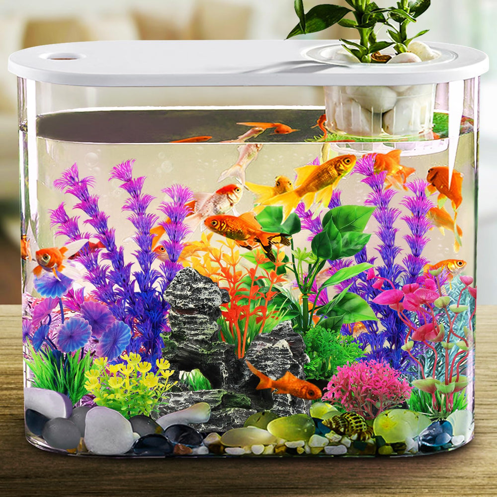 QUOZUO fish tank plant mixed collection—combines colors for creative underwater landscapes.