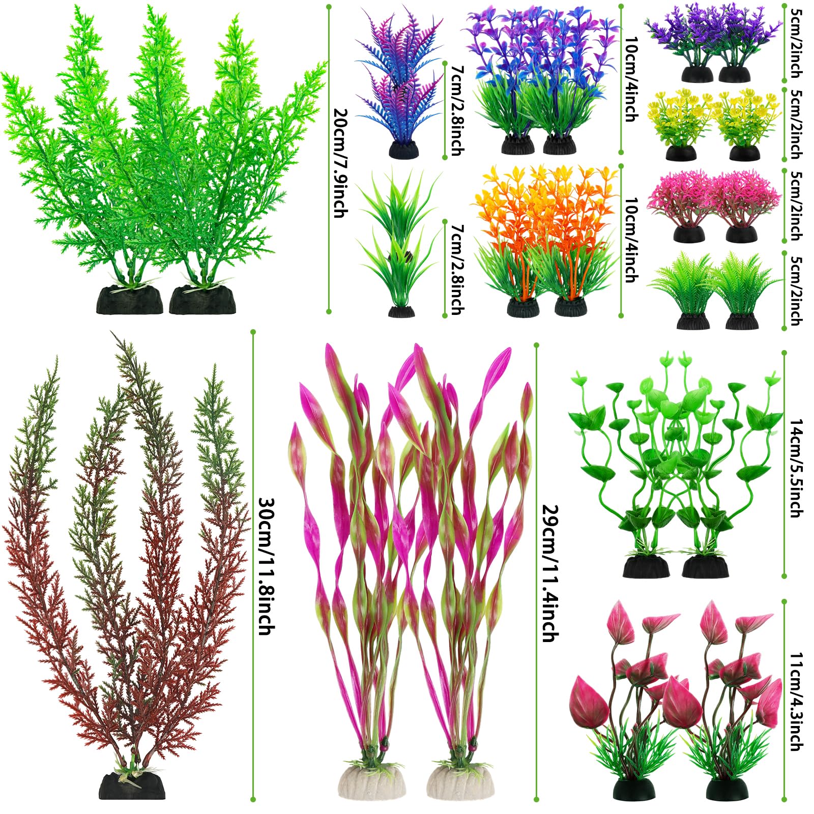 QUOZUO artificial grass-like plants offer long-lasting color without fading or water pollution risks.
