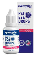 QUQU Natural EYEMYCIN in bottle closeup showing precise dosing