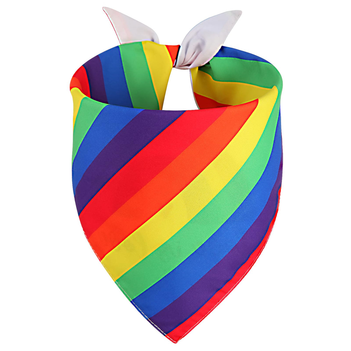 QUQULE Pride Bandana rainbow side ready for daily wear and photoshoots.