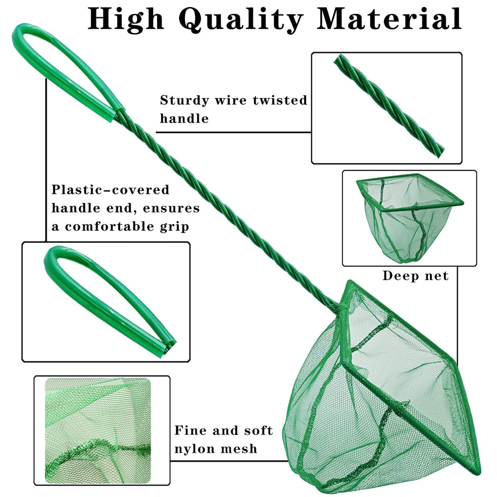 QXBXYHM 5inch aquarium fish net for precise tank snagging