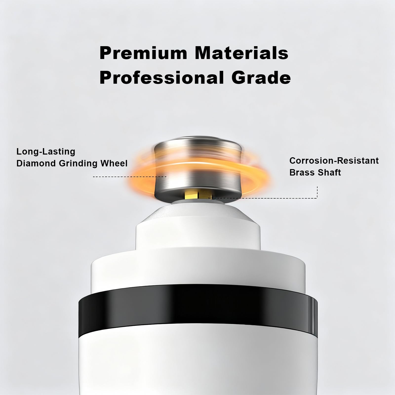 QVJFZUD Silent Groom Pro four diamond bits provide durable nail shaping