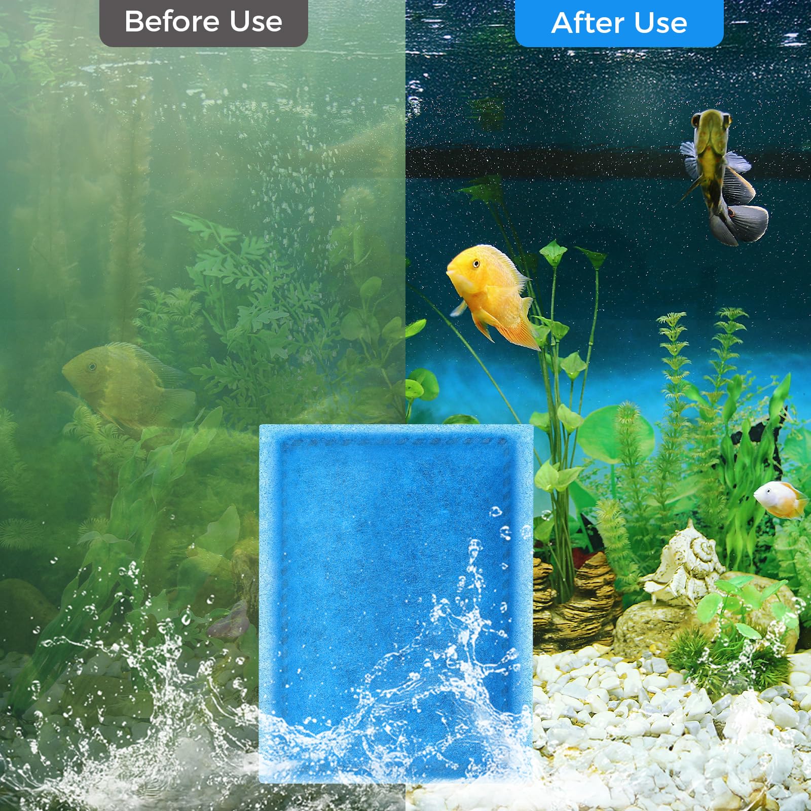 Qwakay compatibility with MarineLand Penguin PRO filters graphic confirms model support for easy replacement.