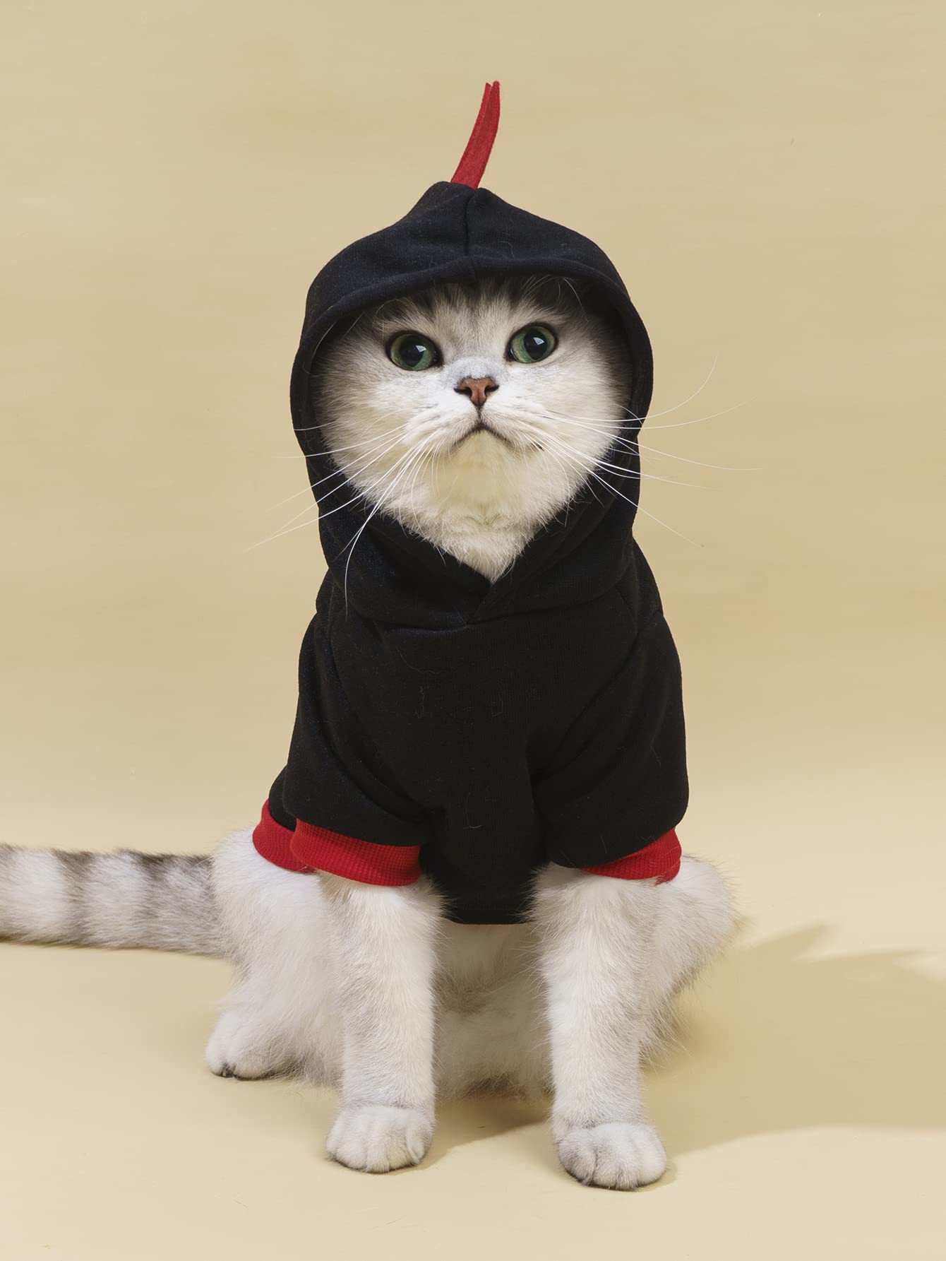 qwinee sudadera dinosaurio, manga corta, favorece movilidad y calidez.