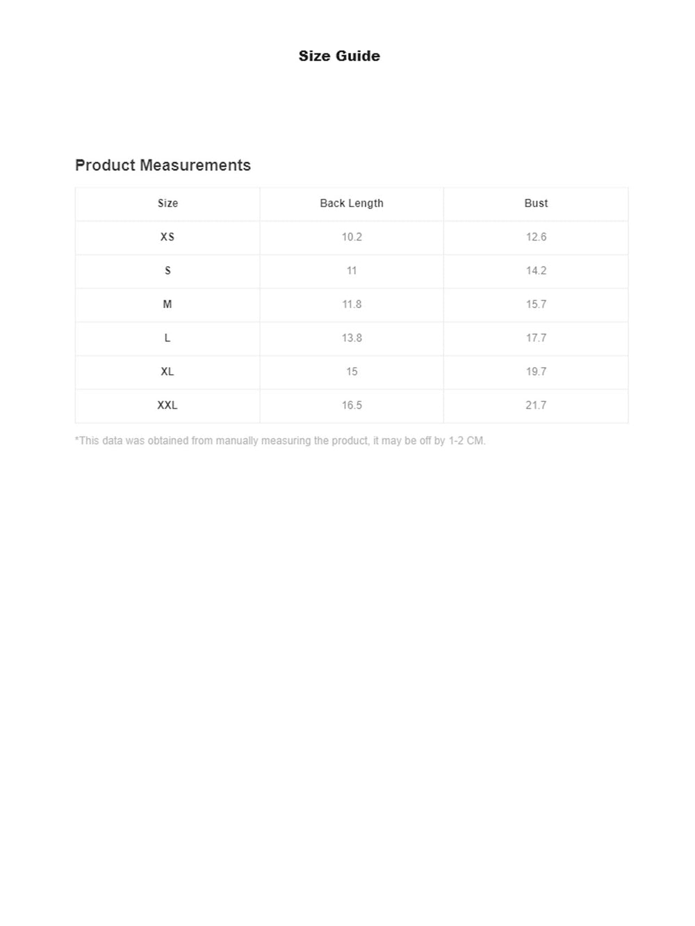 QWINEE size chart note included to help buyers choose the right fit.