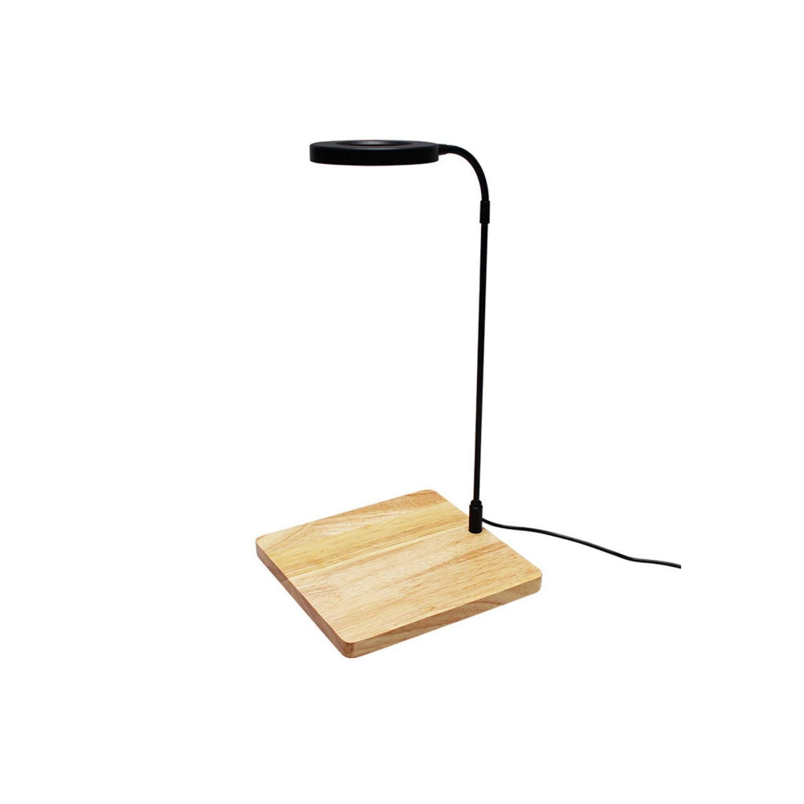QWLWBU LED aquarium light with 360-degree rotation for flexible nano-tank illumination.