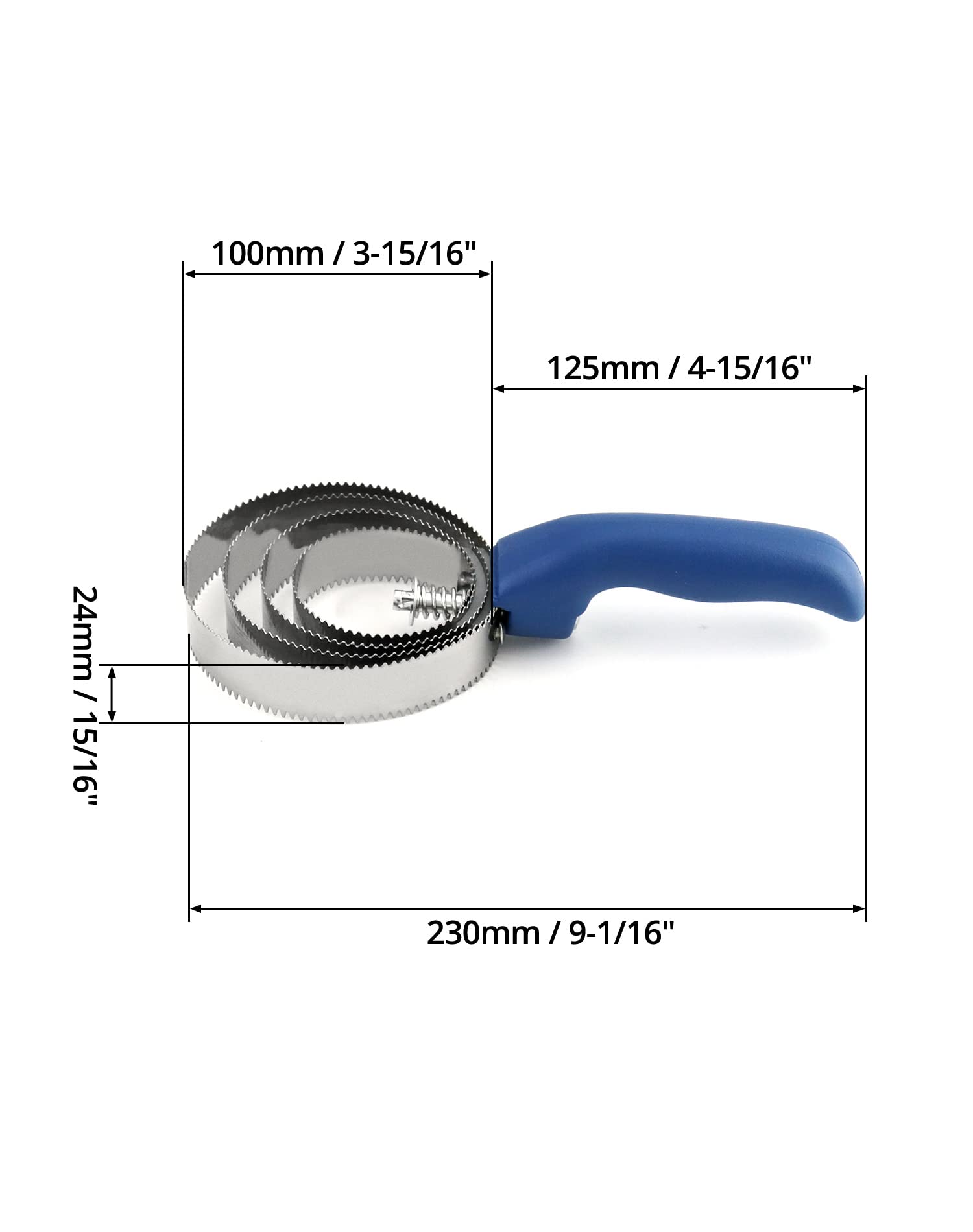 QWORK grooming tool blue for horses and dogs demonstrates practical versatility