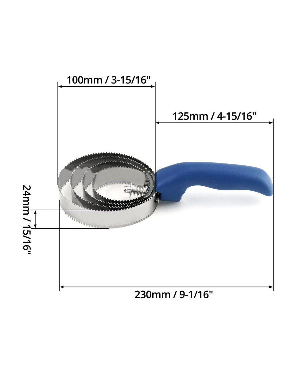 QWORK grooming tool blue for horses and dogs demonstrates practical versatility