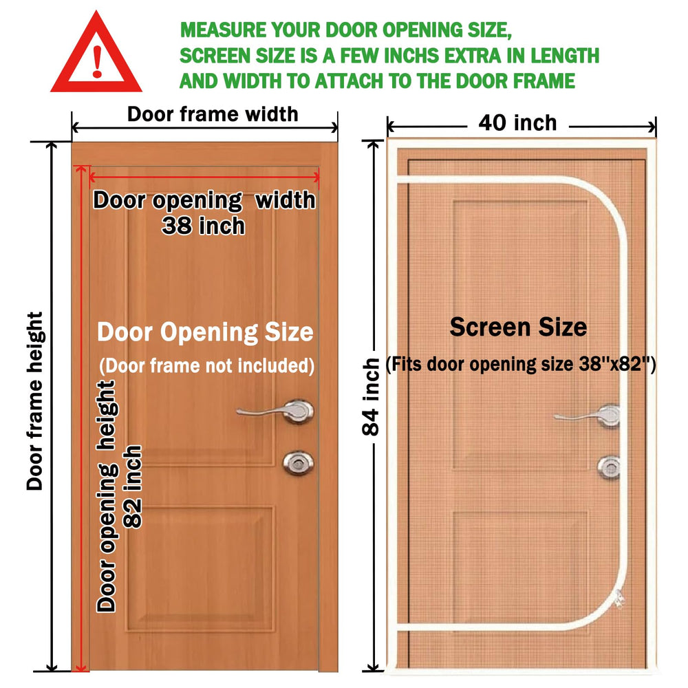 QWR reinforced-cat-screen-door installation scene shows tool-free setup for quick use.