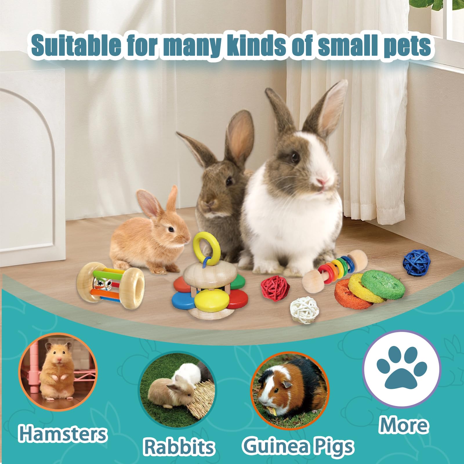 QWR natural wood scent enhances tactile chewing experience for enrichment