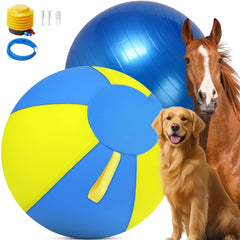 QWV 25-inch herding ball cover closeup showing rugged 1000D fabric for tough play