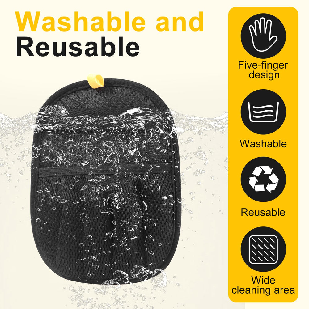 QWYXZZ pet hair remover gloves car interior ready for clean seats