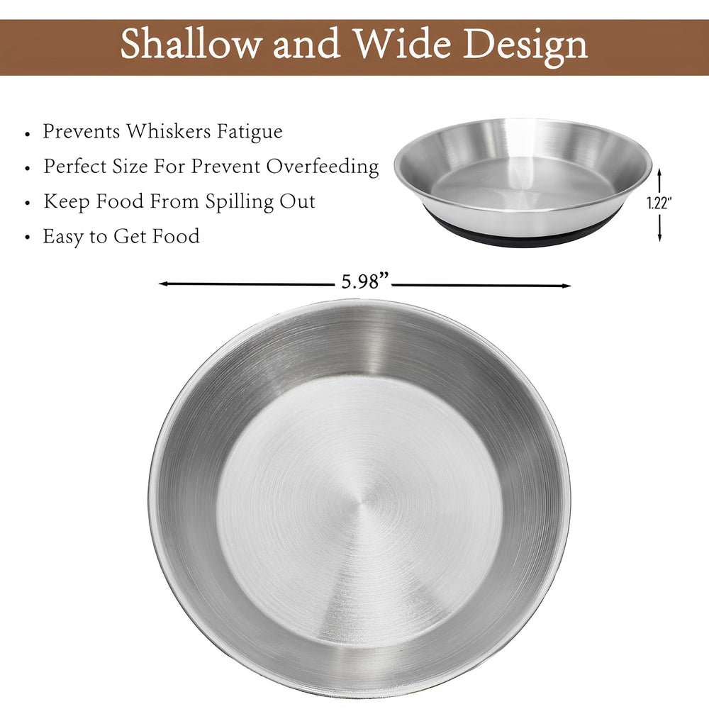 QXSFRKG whisker-friendly design reduces contact with rim during meals.