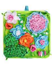 Qxsnuvvlg Snuffle Mat closeup texture boosts mental engagement during sniff-and-search play.