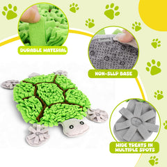 Qxsnuvvlg snuffle mat hiding-spots closeup enhances scent work for mental engagement