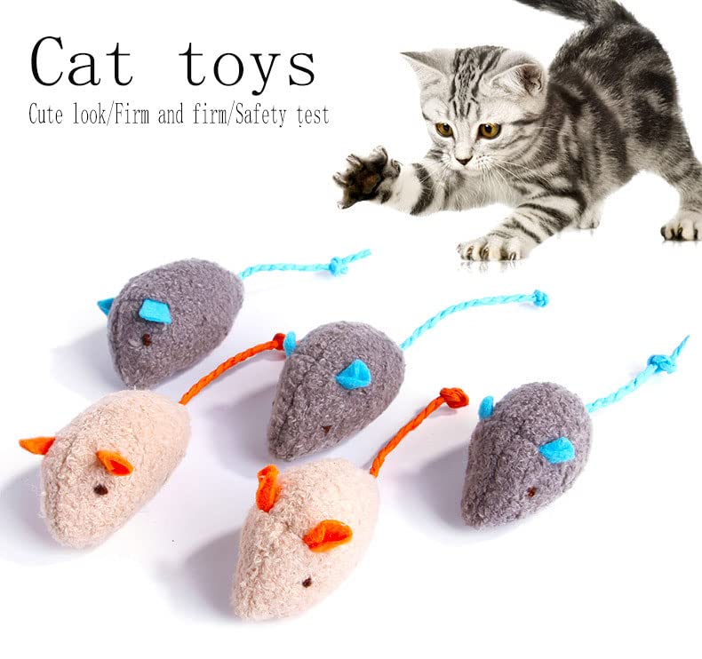 Q.Y.HOME cat toy bright tail design attracts cat attention during playtime