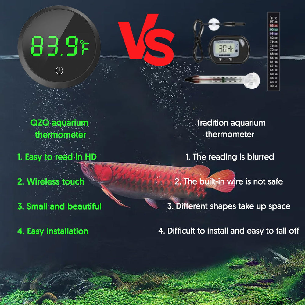 QZQ Accurate 0.18°C reading with ±1°C tolerance for dependable readings