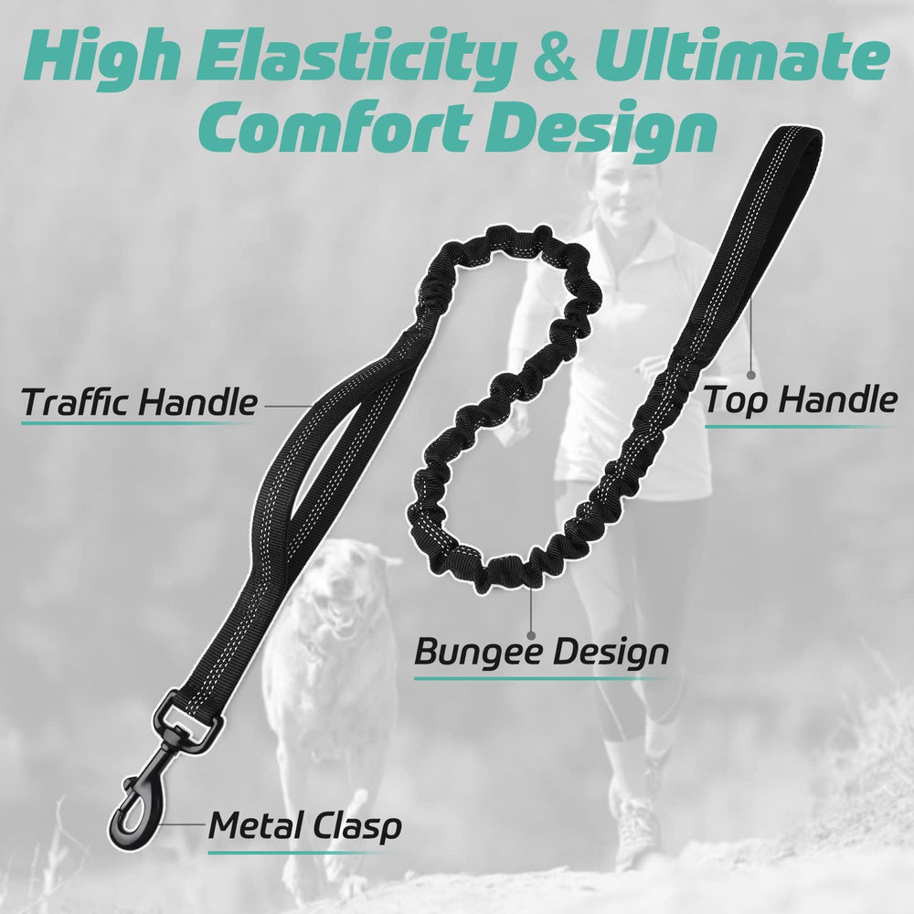 Rabbitgoo 360° rotatable clasp enables tangle-free, quick attachment.