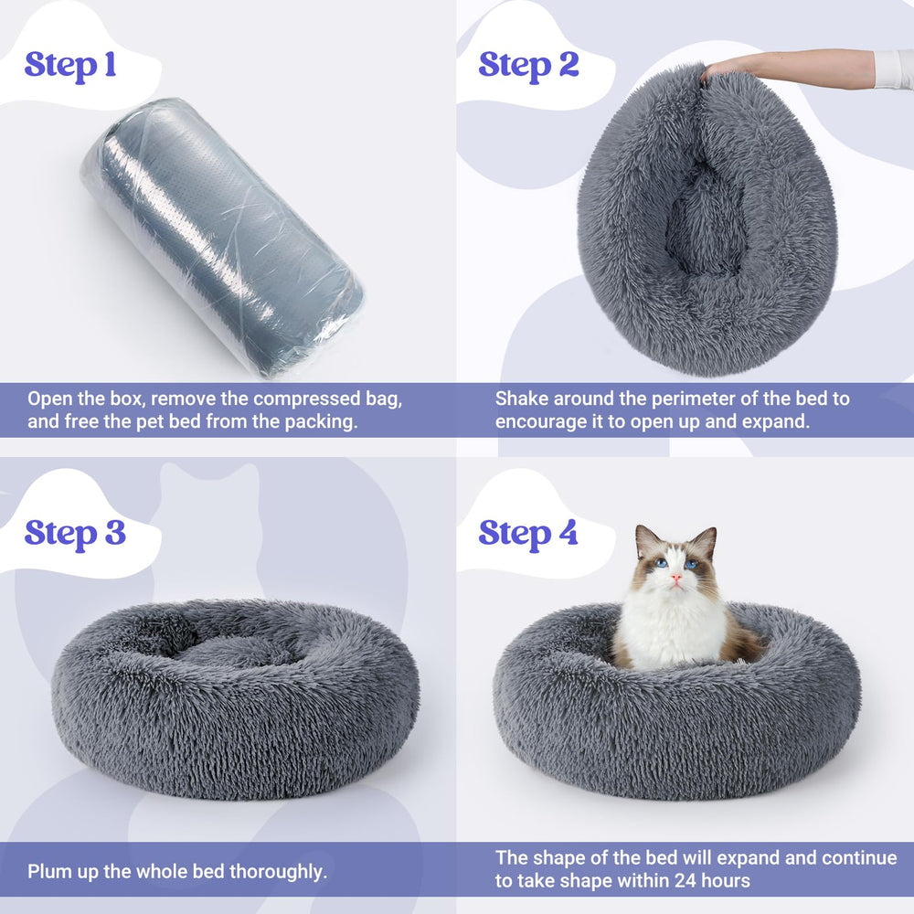rabbitgoo cat bed easy care instructions help maintain loft