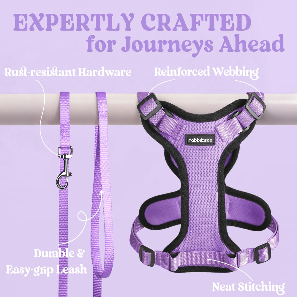 Rabbitgoo adjustable straps customize fit for most cats