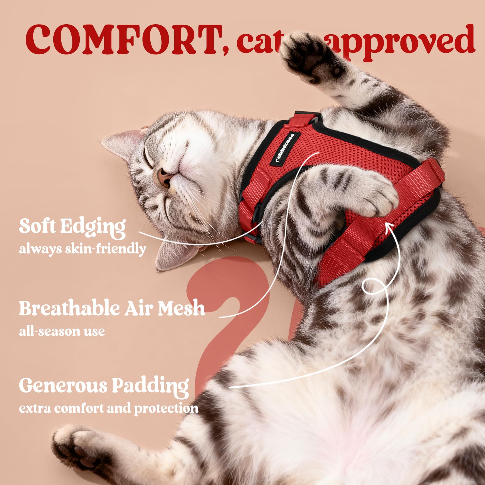 Rabbitgoo escape-proof closure with dual buckles secures adventurous outings