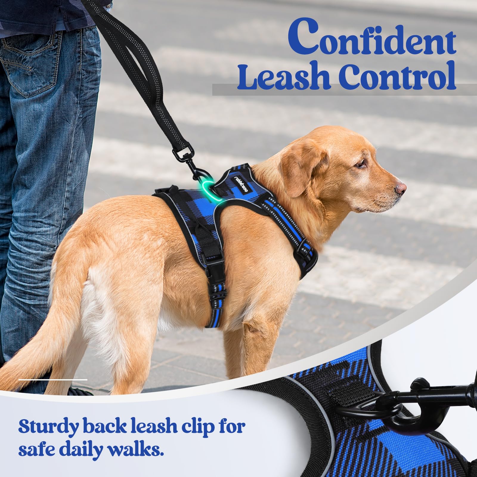 Rabbitgoo reflective strips boost night visibility for safer evening strolls.