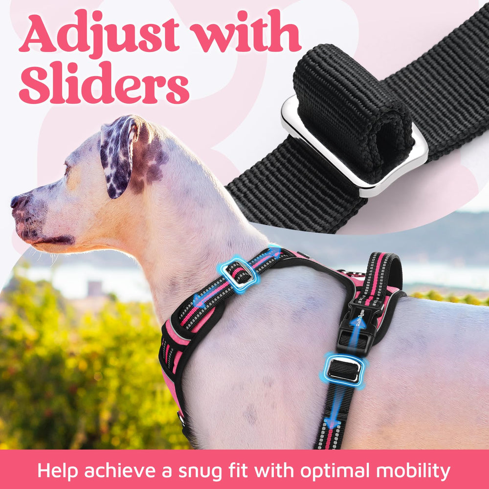 Rabbitgoo neck-buckle lock button adds security against accidental releases.