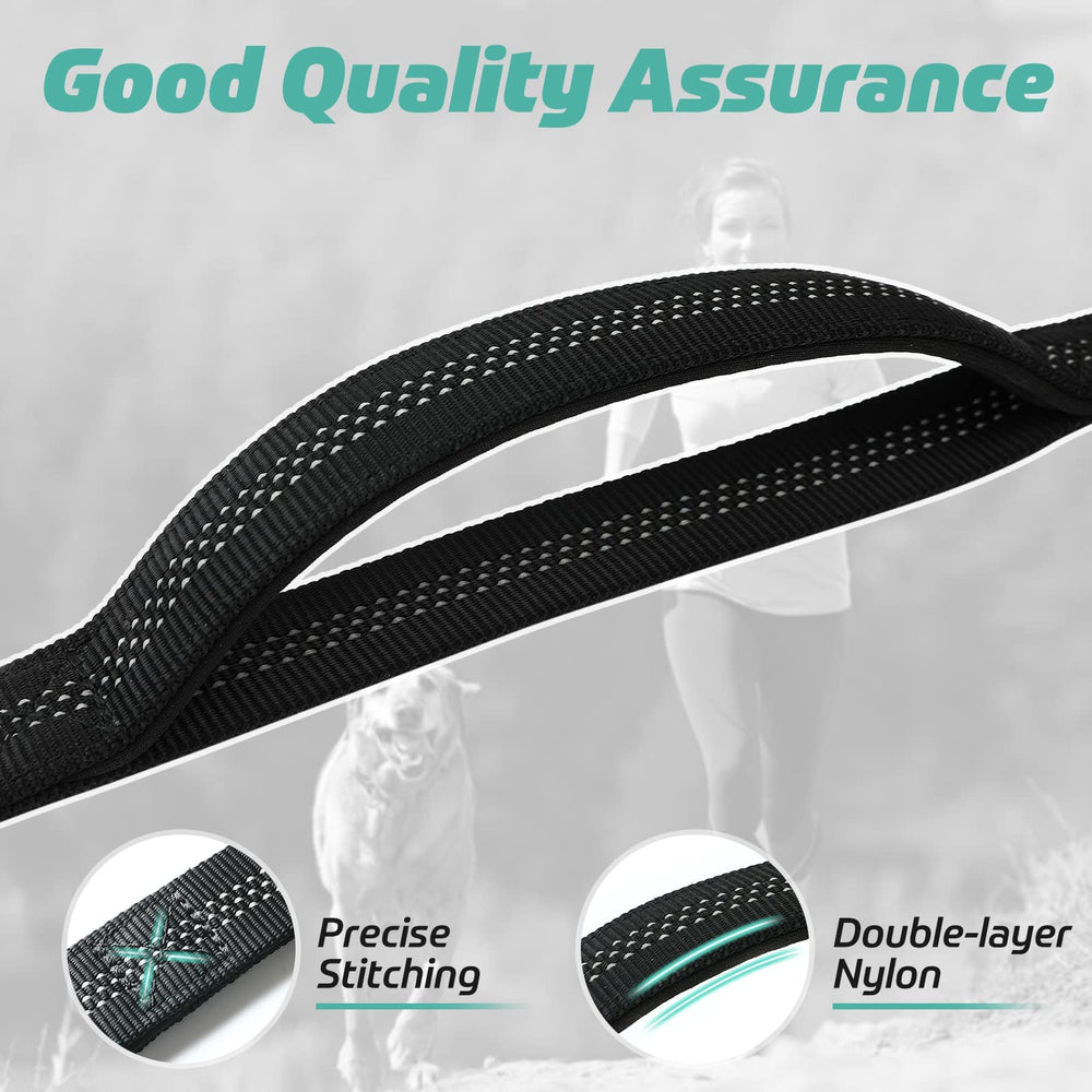 Rabbitgoo reflective stripes improve visibility during nighttime walks.