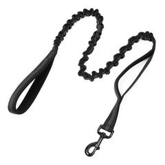 Rabbitgoo tactical bungee dog leash shows durable nylon build for long-term use.